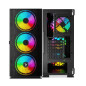 SAVIO ATX MID-TOWER CASE RAPTOR X1 ARGB MESH / GLASS