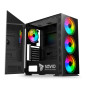 SAVIO ATX MID-TOWER CASE PRIME X1 ARGB GLASS