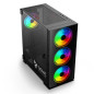 SAVIO ATX MID-TOWER CASE PRIME X1 ARGB GLASS