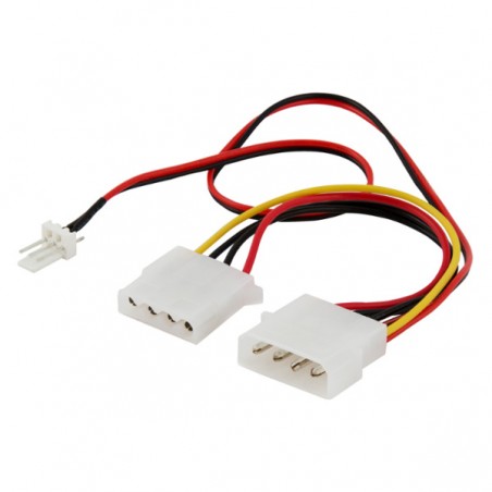 SAVIO POWER CABLE MOLEX 4 PIN (M) – MOLEX 4 PIN (F) + 3 PIN (M) AK-15