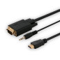 SAVIO CABLE ADAPTER HDMI (M) TO VGA (M) WITH AUDIO 1.8M CL-104