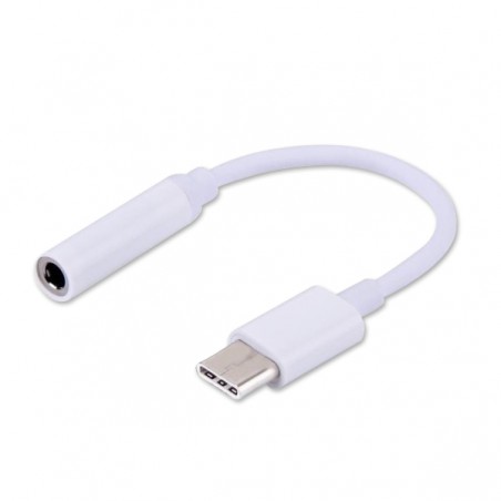 SAVIO AUDIO ADAPTER USB TYPE C 3.1 (M) TO JACK 3.5MM (F) WHITE AK-35/W