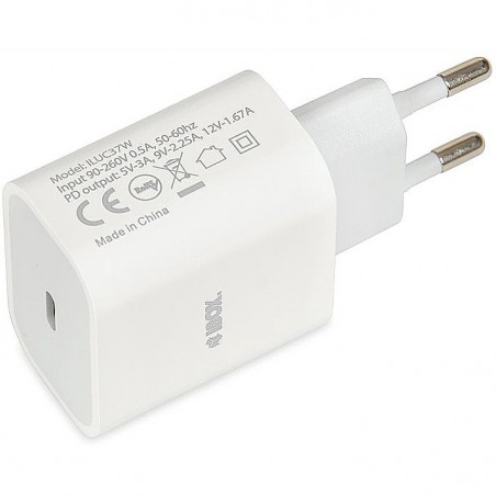 I-BOX C37 WALL CHARGER PD3.0 20W WITH USB-C TO LIGHTNING CABLE