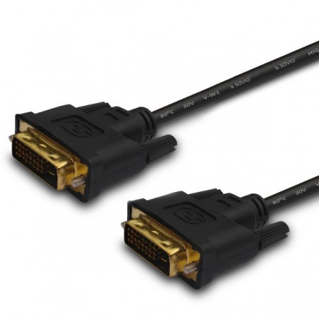 SAVIO CABLE DVI DM TO DVI DM 24+1 DUAL LINK 1.8M CL-31